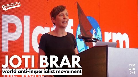 CPGB-ML Vice-Chair Joti Brar speaks on World Anti-imperialist Platform with Chris Williamson