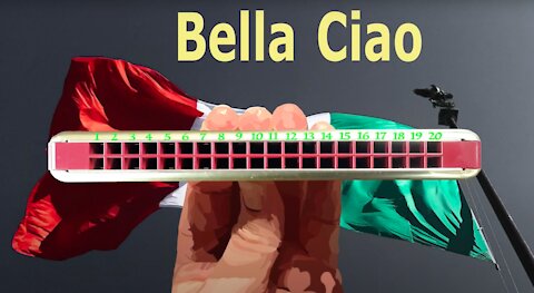 How to Play Bella Ciao on a Tremolo Harmonica with 20 Holes