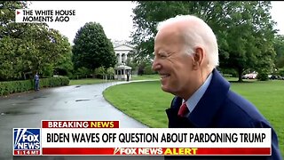 Biden Laughs At Question Of Pardoning Trump