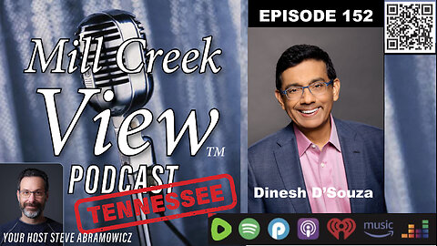 Mill Creek View Tennessee Podcast EP152 Dinesh D’Souza Interview & More 11 28 23