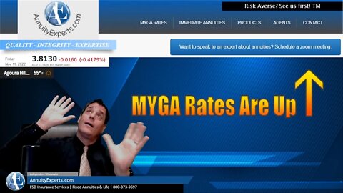 WOW INCREASE in MYG Annuity Fixed Compounding Rates | 5.60% for 5 5.40% for 4 or 5.30% for 3 years!