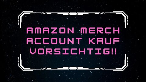 Amazon Merch Account kaufen bei vertrauenswürdigen Verkäufern & ohne abgezogen / gescammt zu werden