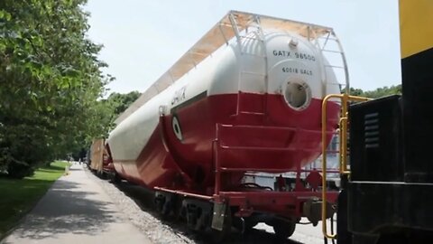 World's Largest Rail Tank Car - G.A.T.X. #96500 Whale Belly, National Museum of Transportation