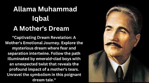 0:04 / 1:44 #allama Muhammad Iqbal | A Mother's Dream | #quotes | #shayari |# poem | #quotes|