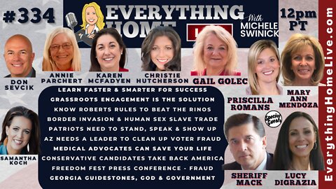 334: SHERIFF MACK, Election Fraud, Georgia Guidestones, Arizona Corruption, Grassroots Candidates Take Back America, Jesus Rocks Prayer Group + 10 Amazing Guests!