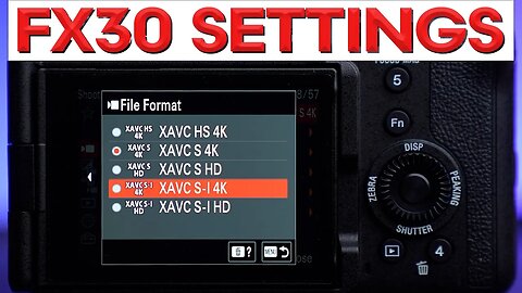 SONY A7II - cinematic video settings 