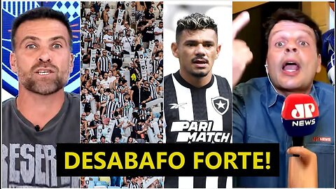 "É UMA COVARDIA! O Botafogo foi SACANEADO pela CBF! Esse jogo SEM TORCIDA foi..." VEJA DEBATE!