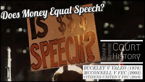 Does Money Equal Speech?