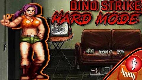 Dino Strike Full game HARD MODE (flash nostalgia) Minicilp 2023 #NXCult (THE BIGGEST REGRET)