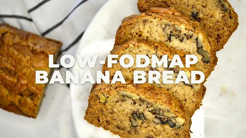 Low FODMAP Banana Bread Recipe