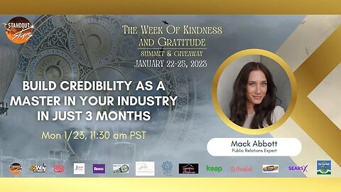 Mack Abbott - Build Credibility as a Master in Your Industry in Just 3 Months