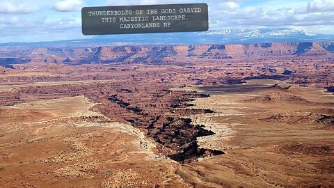 Thunderbolts of the God's Carved this Majestic Landscspe, Canyonlands NP