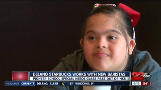 Delano Starbucks works with new baristas