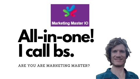 All in one online marketing tool, ecommerce, chatbot, email marketing, sms + Marketing Master Review