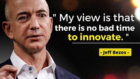 Billionaire Jeff Bezos Unveils His Mindset - motivational speech about business and money