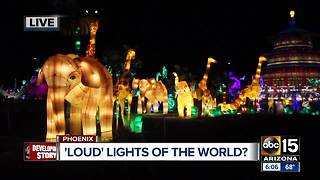 Residents concerned about 'Lights of the World' noise