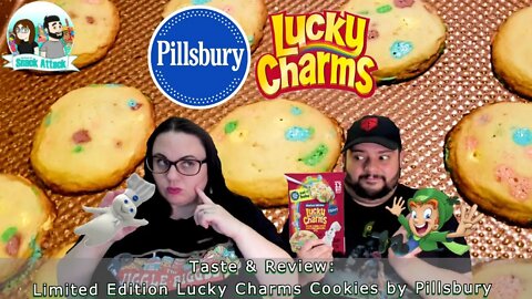 We Tried Pillsbury Lucky Charms Cookies for Saint Patrick's Day! | Bake It, Taste It, Rate It