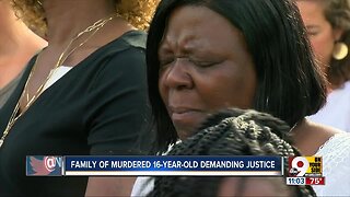 Family of murder 16-year-old demands justice at vigil