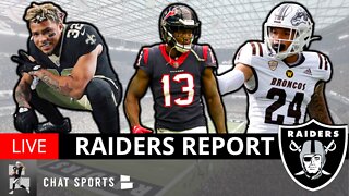 Las Vegas Raiders Rumors On Brandin Cooks, NFL News On Tyrann Mathieu & Raiders Draft Targets