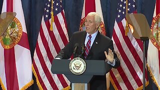 Vice President Mike Pence visits Tampa for Trump campaign rally