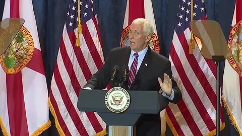 Vice President Mike Pence visits Tampa for Trump campaign rally