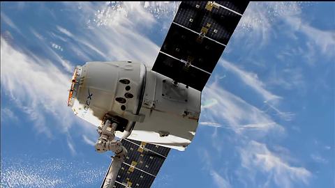 U.S. Commercial Cargo Ship Departs Space Station For Earth