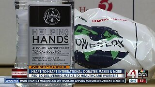 #WeSeeYouKSHB: Heart to Heart, FedEx partner to donate medical masks