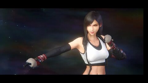 Final Fantasy VII Ever Crisis Tifa Holy Flame Gloves and Attire Christmas Pulls HAPPY HOLIDAYS!
