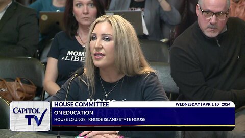 Amy Rodrigues Testifies On H7727 Fairness In Women's Sports By Excluding Males And H7781 Parental Bill Of Rights