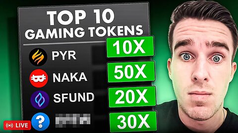 Get These 10 Gaming Altcoins Before The Bull Run!