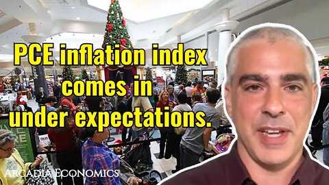 PCE inflation index comes in under expectations
