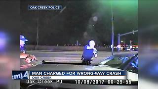 Man Charged For Wrong Way Crash