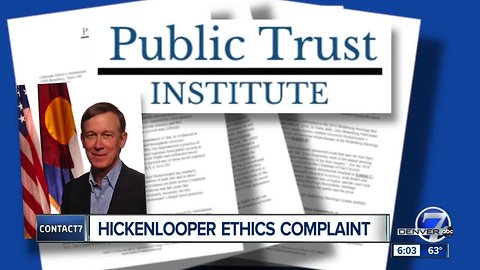 Complaint: Hickenlooper didn't report travel as gifts