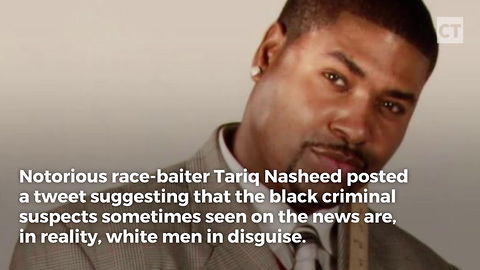 Race Baiter Claims White Men Wearing Masks to Commit "Black" Crimes