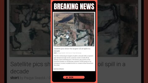 News Bulletin | Uncovering America's Biggest Oil Spill: Satellite Photos Reveal Devastating Impact