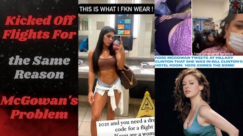 Feminist Land-Whale & Bodybuilder Kicked Off Flights | Rose McGowan Dials Clinton Suicide Hotline