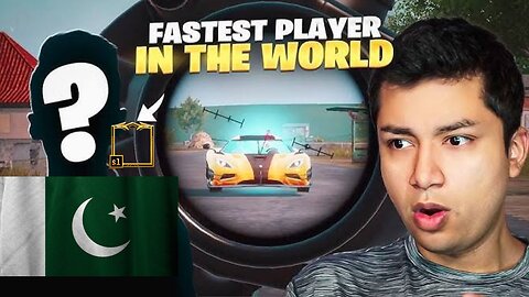 Fastest player of PUBG MOBILE in the world #pubgmobile