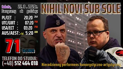 NIHIL NOVI SUB SOLE - Olszański, Osadowski NPTV (27.03.2021)