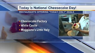 National Cheesecake Day: Local restaurants offering deals