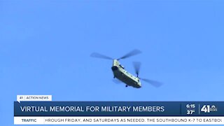 Virtual memorial for military members