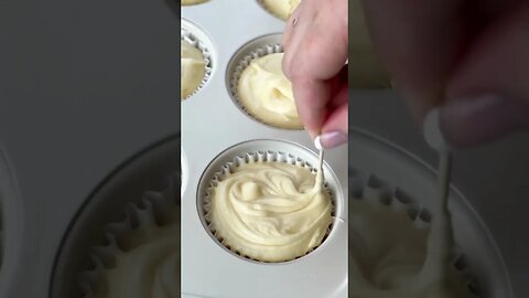 Creamy Tender and Flavorful Cream Cheese Muffins, with a surprise inside!