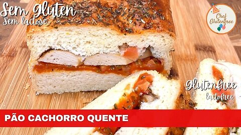 Pão Cachorro Quente - Sem Glúten e Sen Lactose