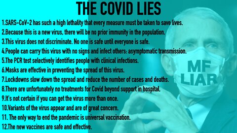 Dr Yeardon: Authorities Own the Minds of Sheople who Believe “The COVID Lies" (Updated 4/22)