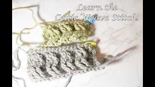 How to Crochet the Celtic Weave Stitch