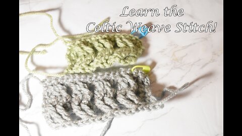 How to Crochet the Celtic Weave Stitch