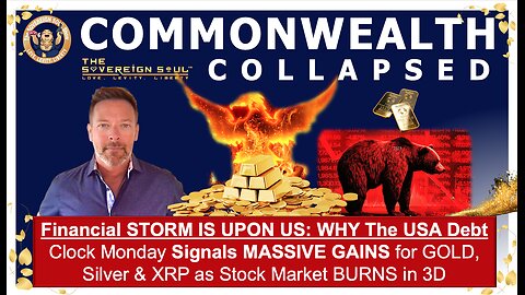 FRIYAY XRP STORM Silver Pegs $1,562/oz, Gold MASSIVE on Debt Clock & CommonWealth Stock Mkt Vanishes