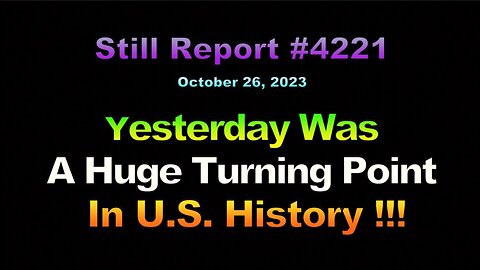 Yesterday Was A Huge Turning Point in U.S. History !!!, 4221