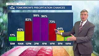 Wintry mix of rain, sleet and light snow starts Thursday morning