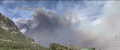 BREAKING NEWS: Crews battle Mahogany fire near Mt. Charleston