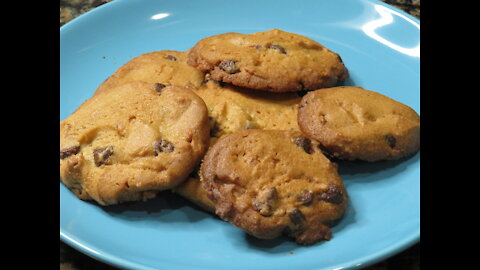 Chocolate Chip Cookies. Even an 8 year old can do it!